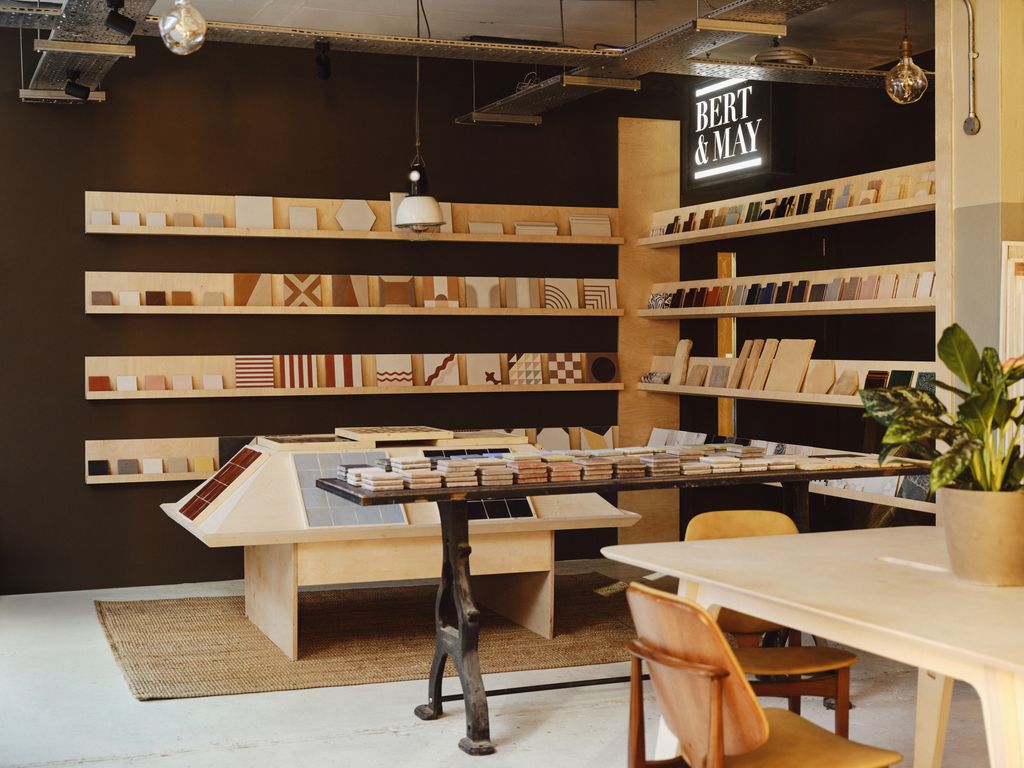 the mix bert and may handcrafted tiles bethnal green new shop vyner street east london interior design brands