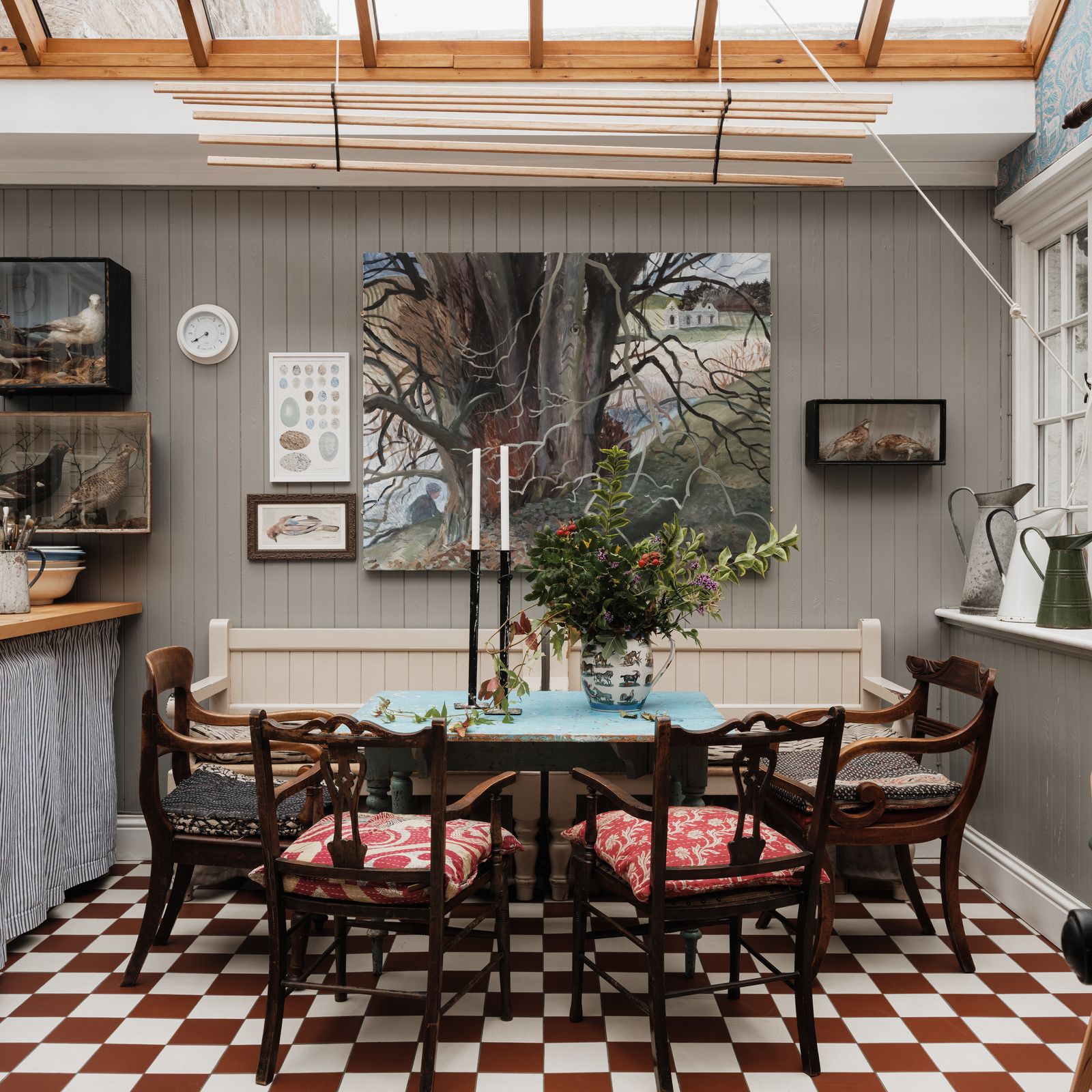 A Georgian manse on the English border filled with a pair of artists' lifetime of work