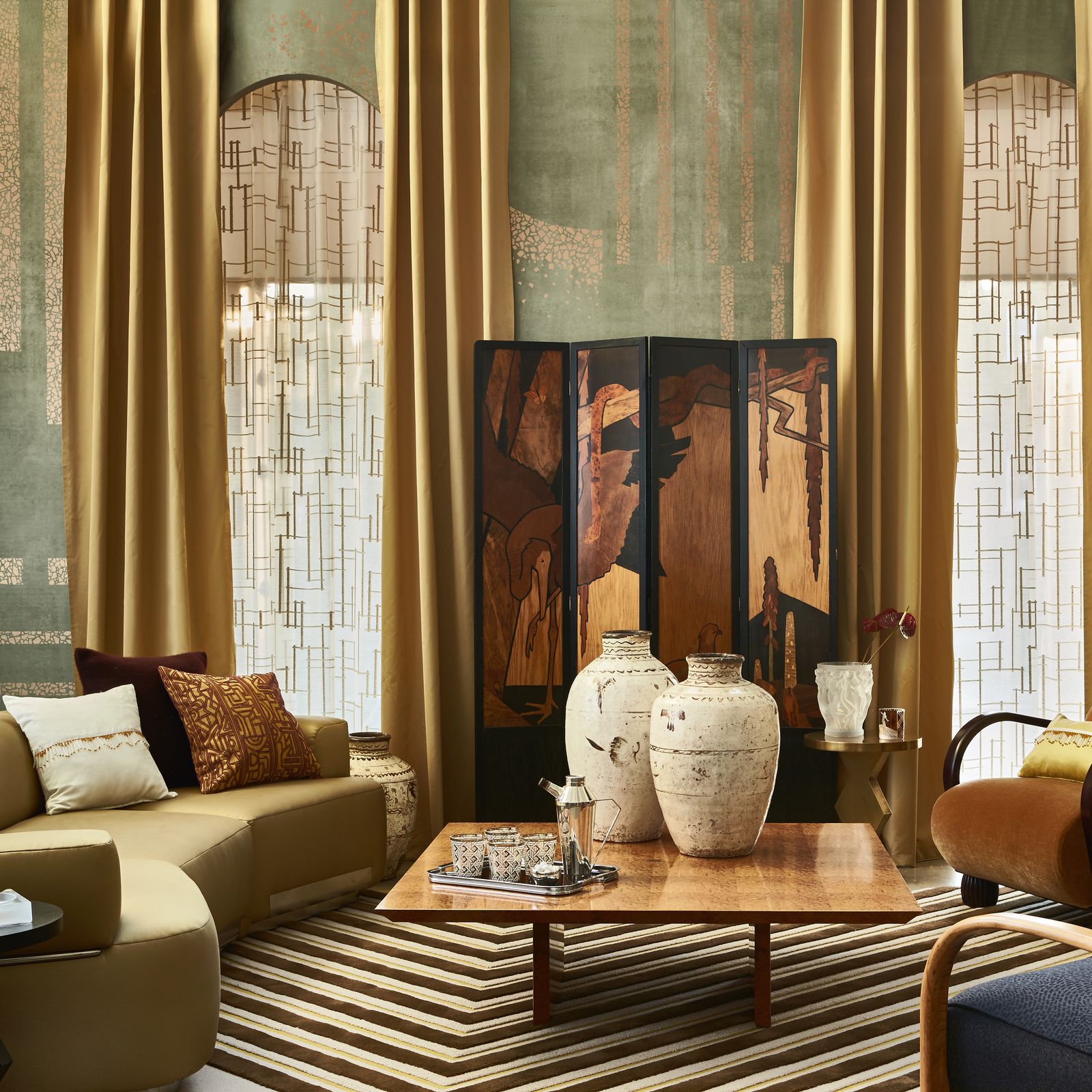 Shoppable schemes inspired by the Art Deco movement
