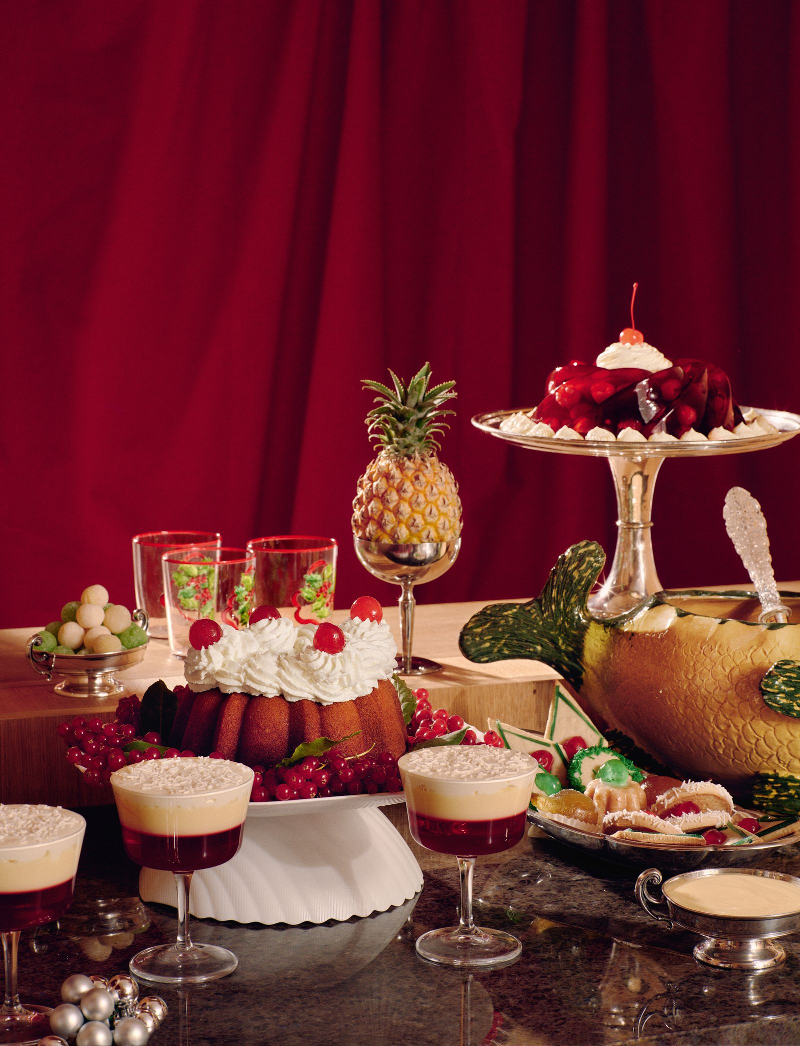 Image may contain Brunch Food Food Presentation People Person Fruit Pineapple Plant Produce Meal and Dining Table