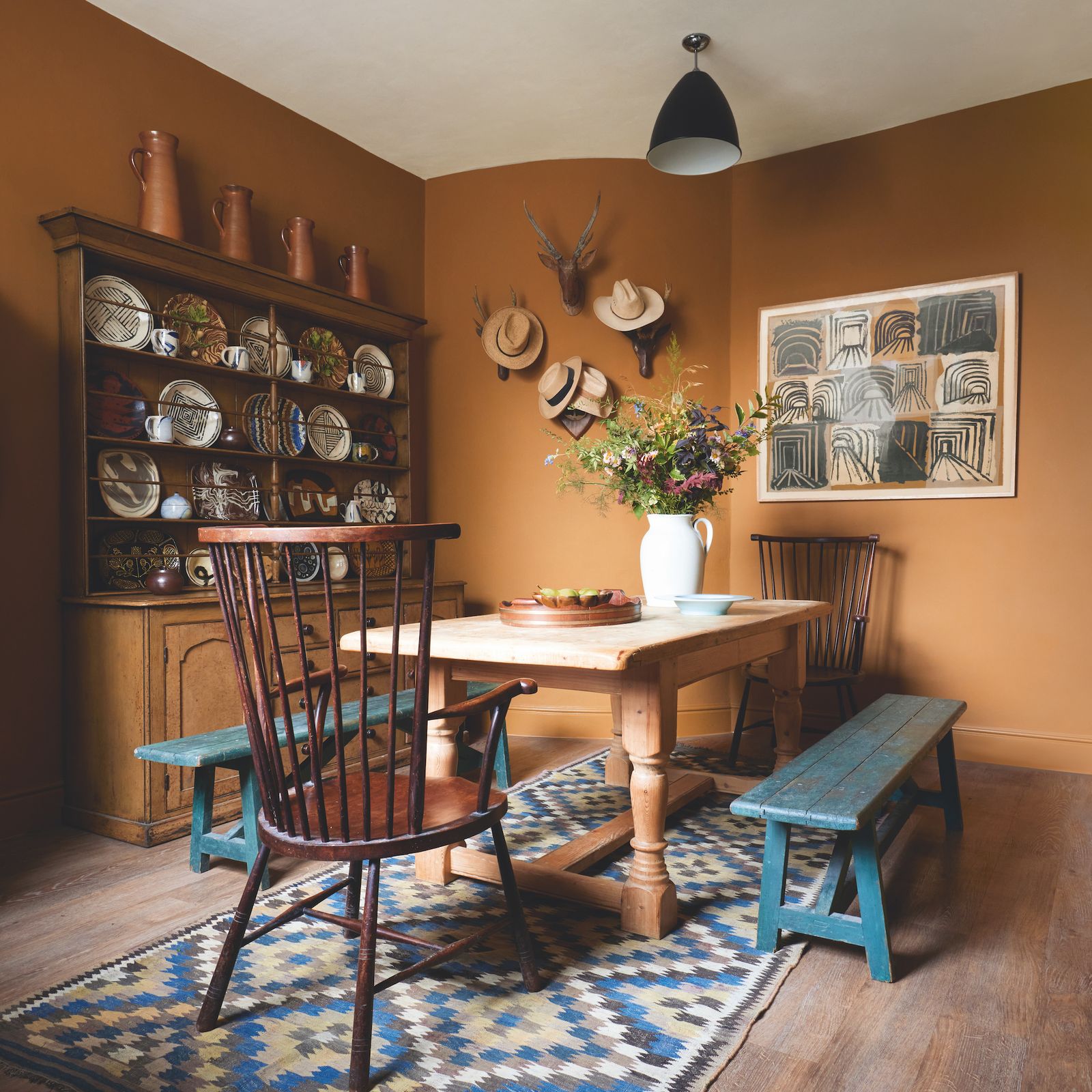 11 rooms which demonstrate why blue and brown is the perfect colour scheme